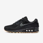 Nike air max 90 fashion black white gum